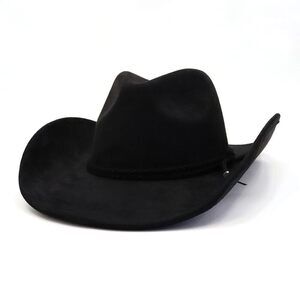 7623 Western Cowboy Hat For Women Men Wide Brim Cowboy Hat For Women